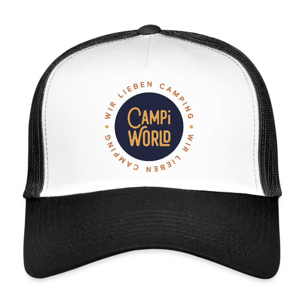 Trucker Cap - Weiß/Schwarz