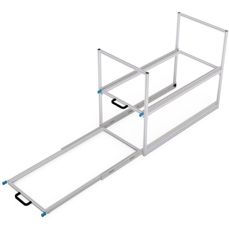 SysRack Heckauszug Kastenwagen 5,40 m – Campiworld Einbau