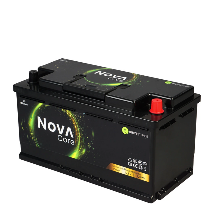 Wattstunde NOVA Core 150 Ah LiFePO4 mit Bluetooth, BMS & Heizung inkl. Einbau