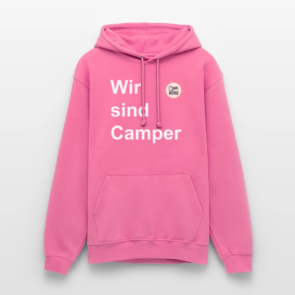 Unisex Hoodie "Wir sind Camper" - Pink