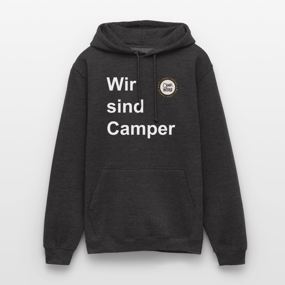 Unisex Hoodie "Wir sind Camper" - Anthrazit
