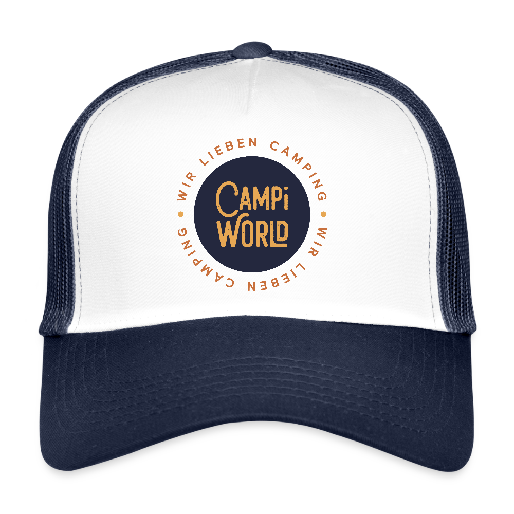 Trucker Cap - Weiß/Navy
