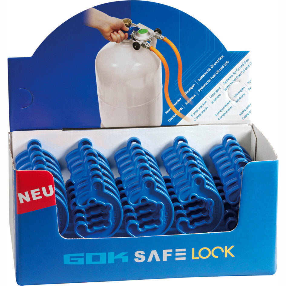 MiniTool – Gasflaschen-Schlüssel für Kleinflaschenregler, blau