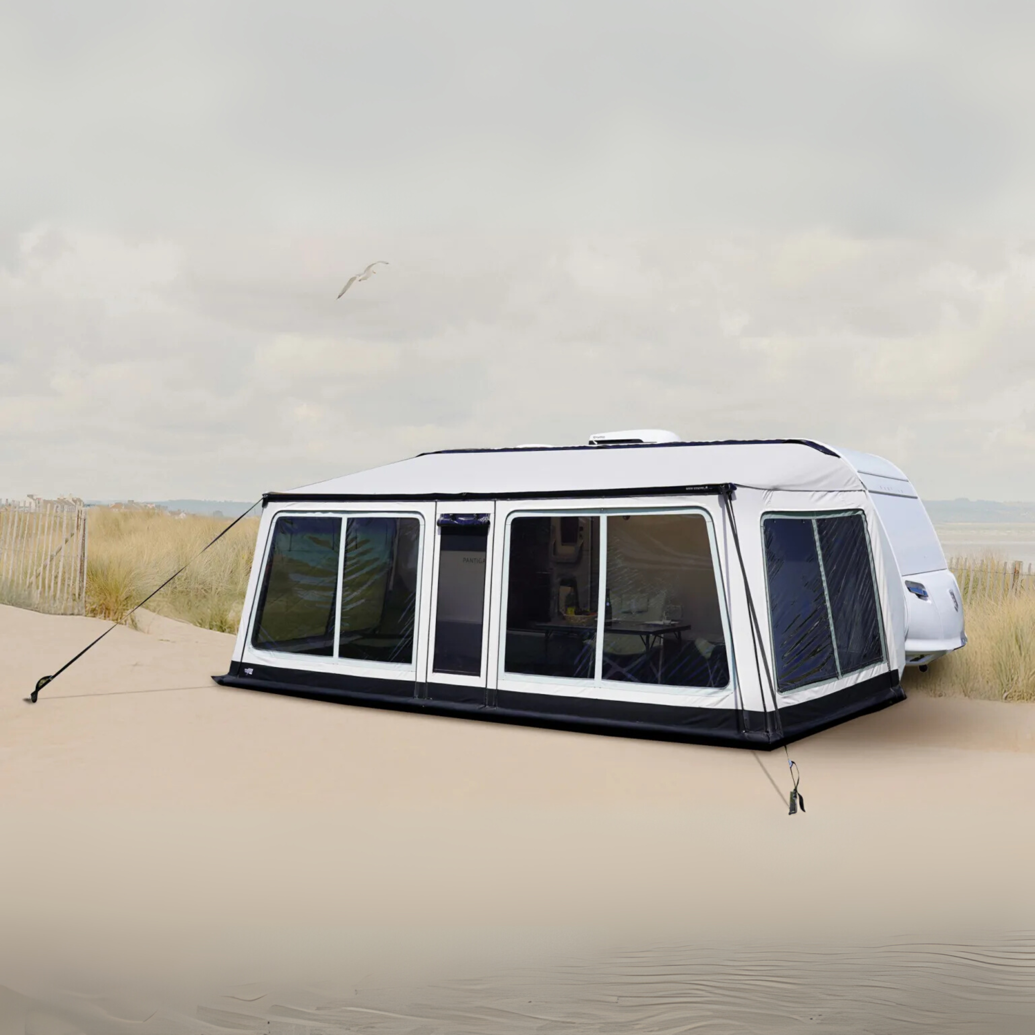 rohner zelte wolfurt WIGO Rolli Plus Fresh – das luftige Sommer-Vorzelt