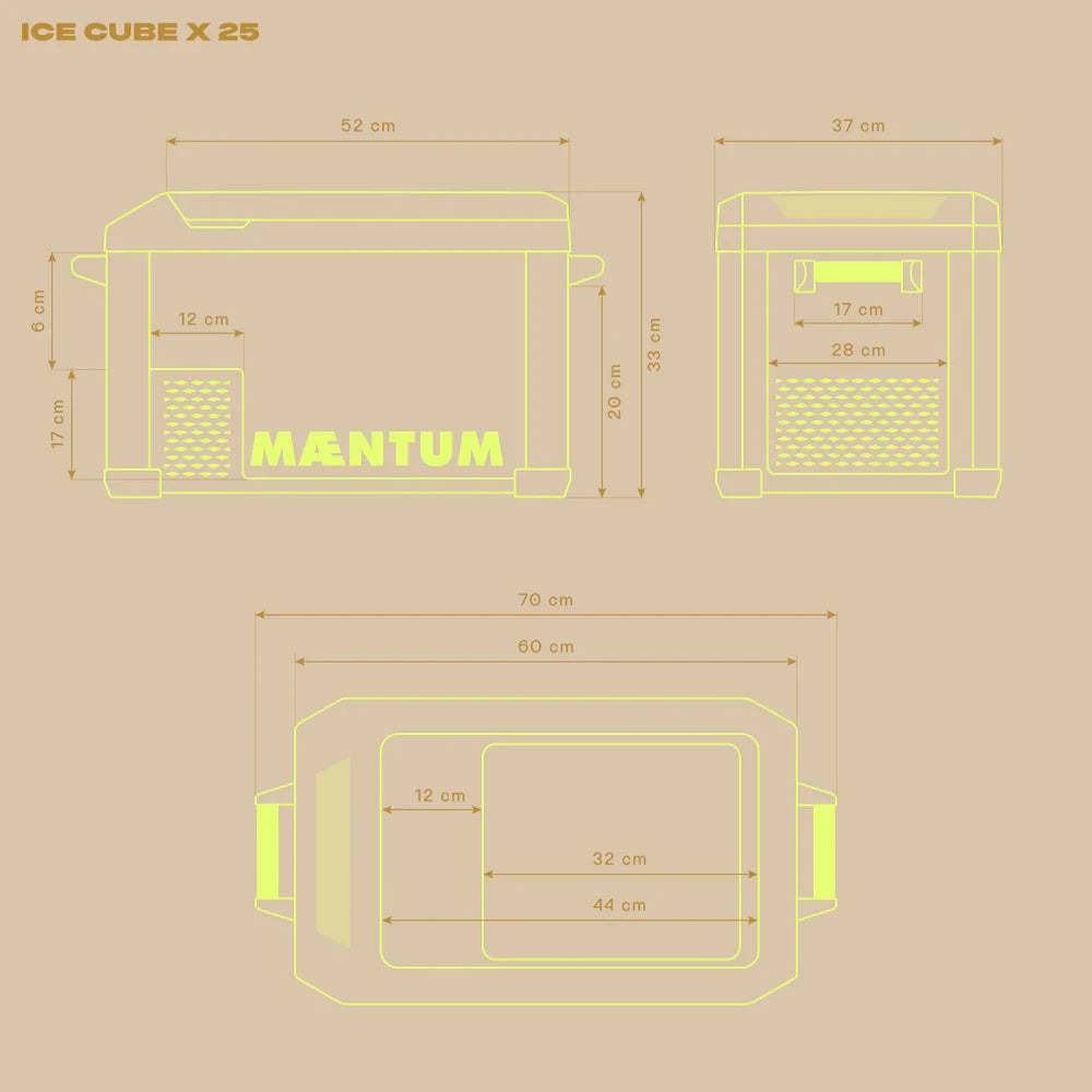 Maentum IceCube X Kompressor-Kühlbox