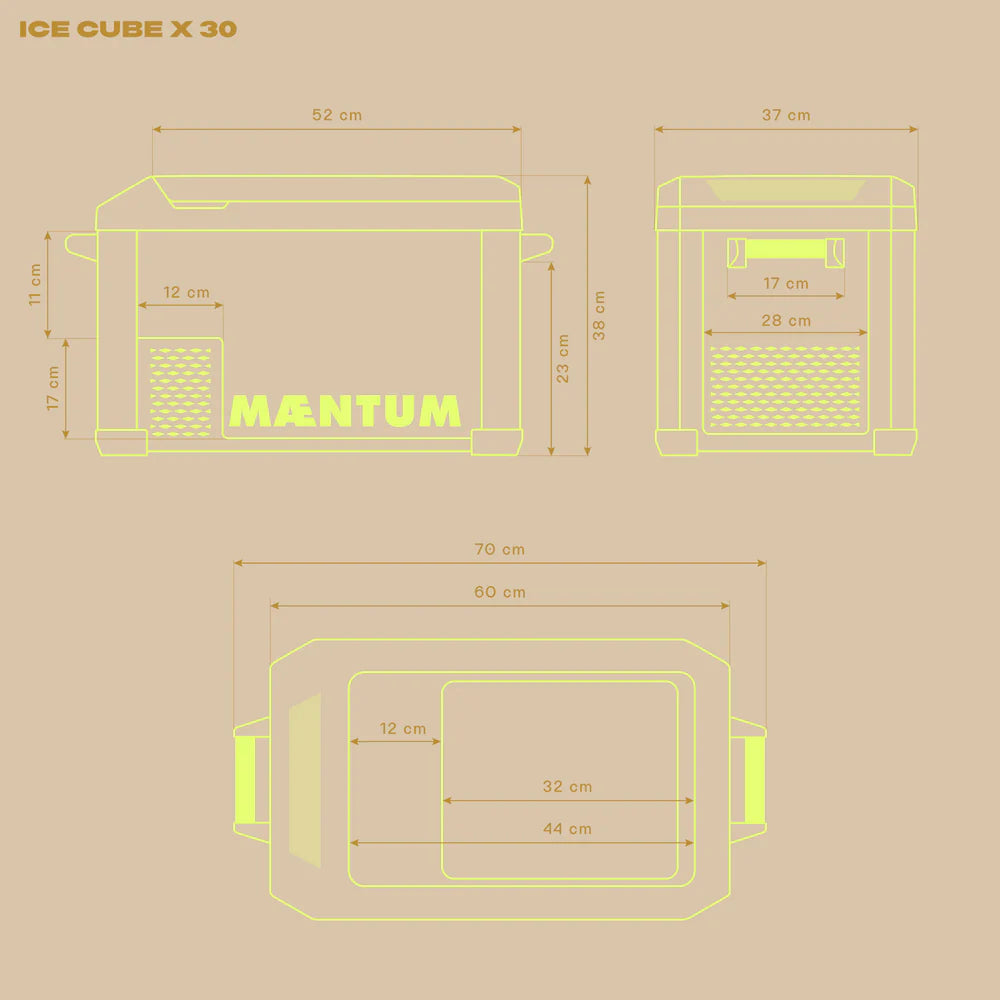 Maentum IceCube X Kompressor-Kühlbox