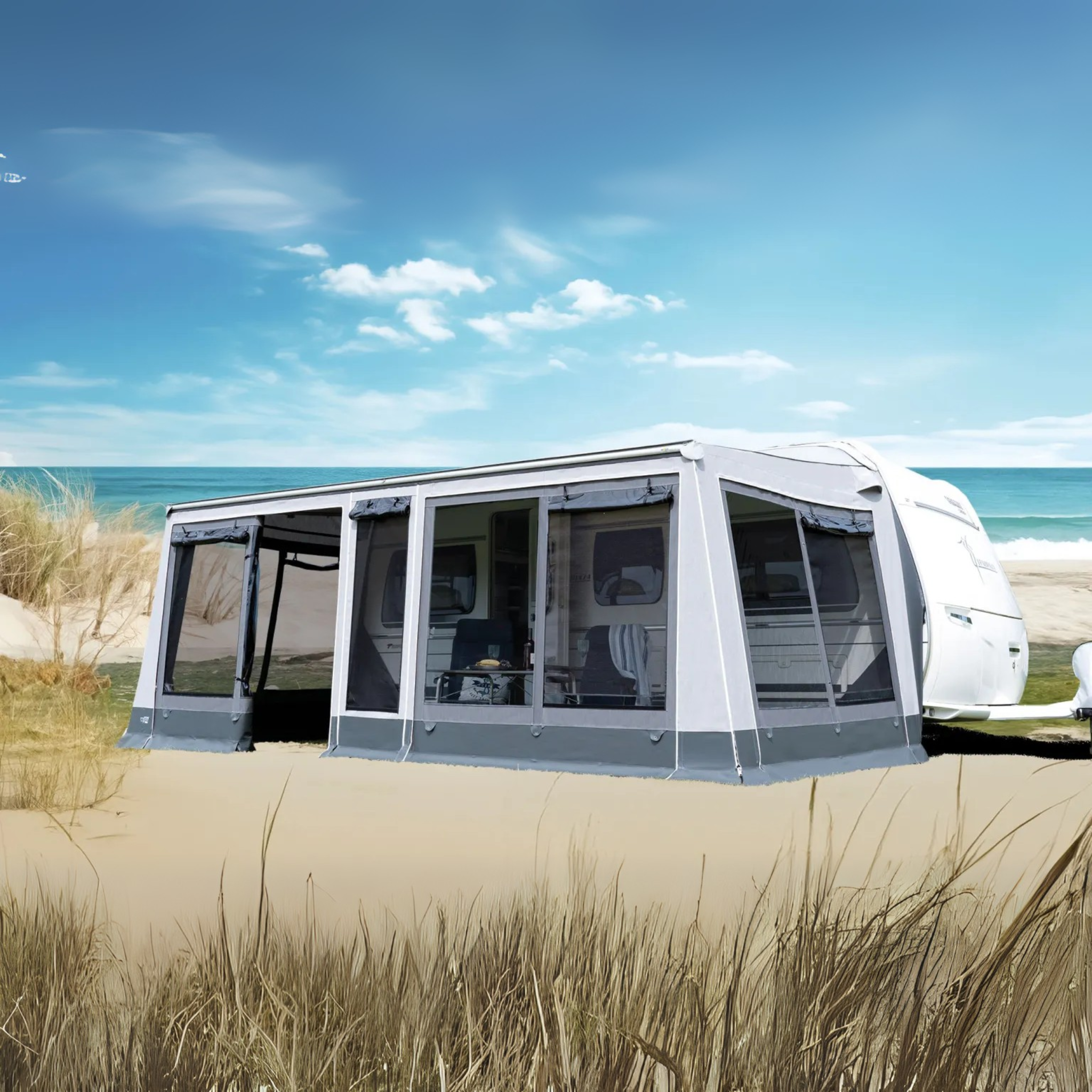 WIGO Rolli Plus Lounge – modernes Premium Vorzelt