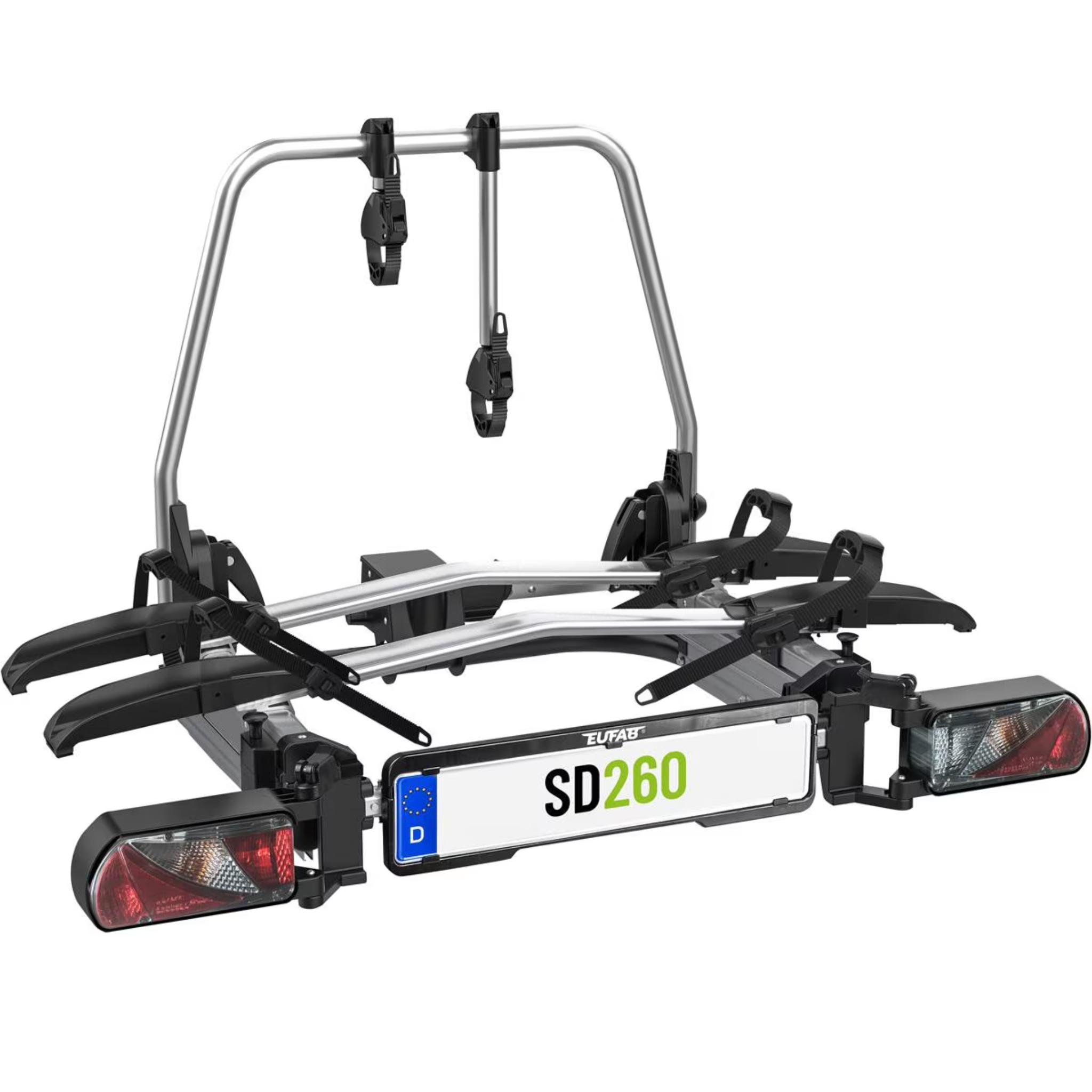 EUFAB/LAS SD 260 Fügeltür Kupplungsträger silber