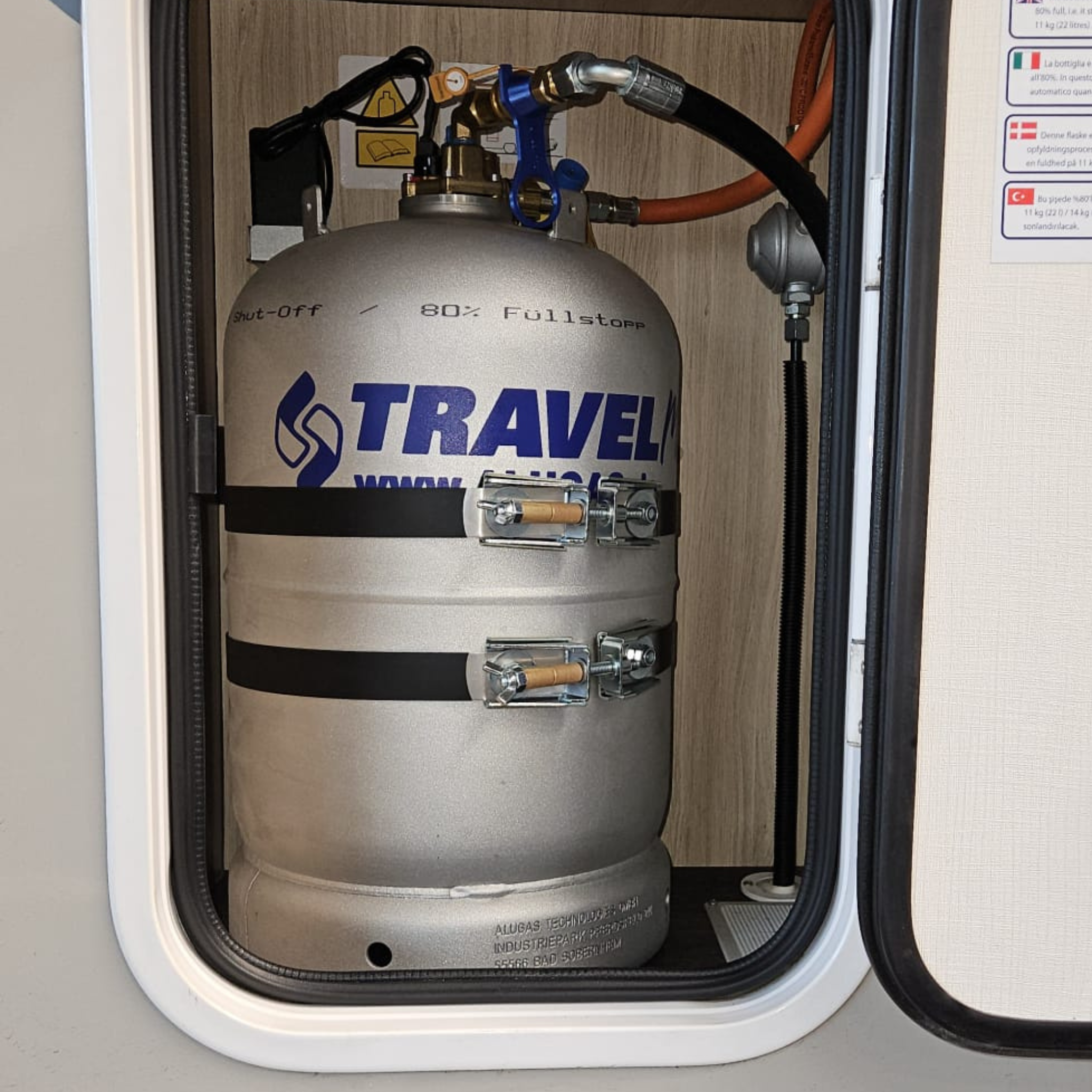 ALUGAS Tankgasflasche TravelMate – inkl. Einbau