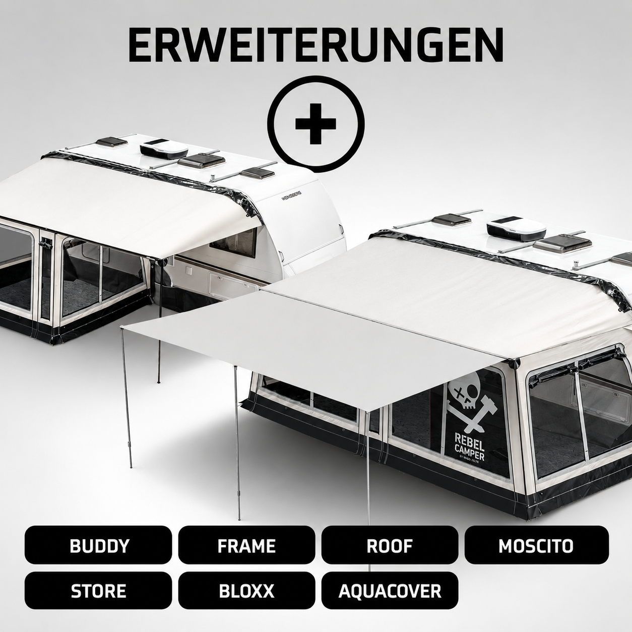WIGO REBELCAMPER Rolli Plus Ocean