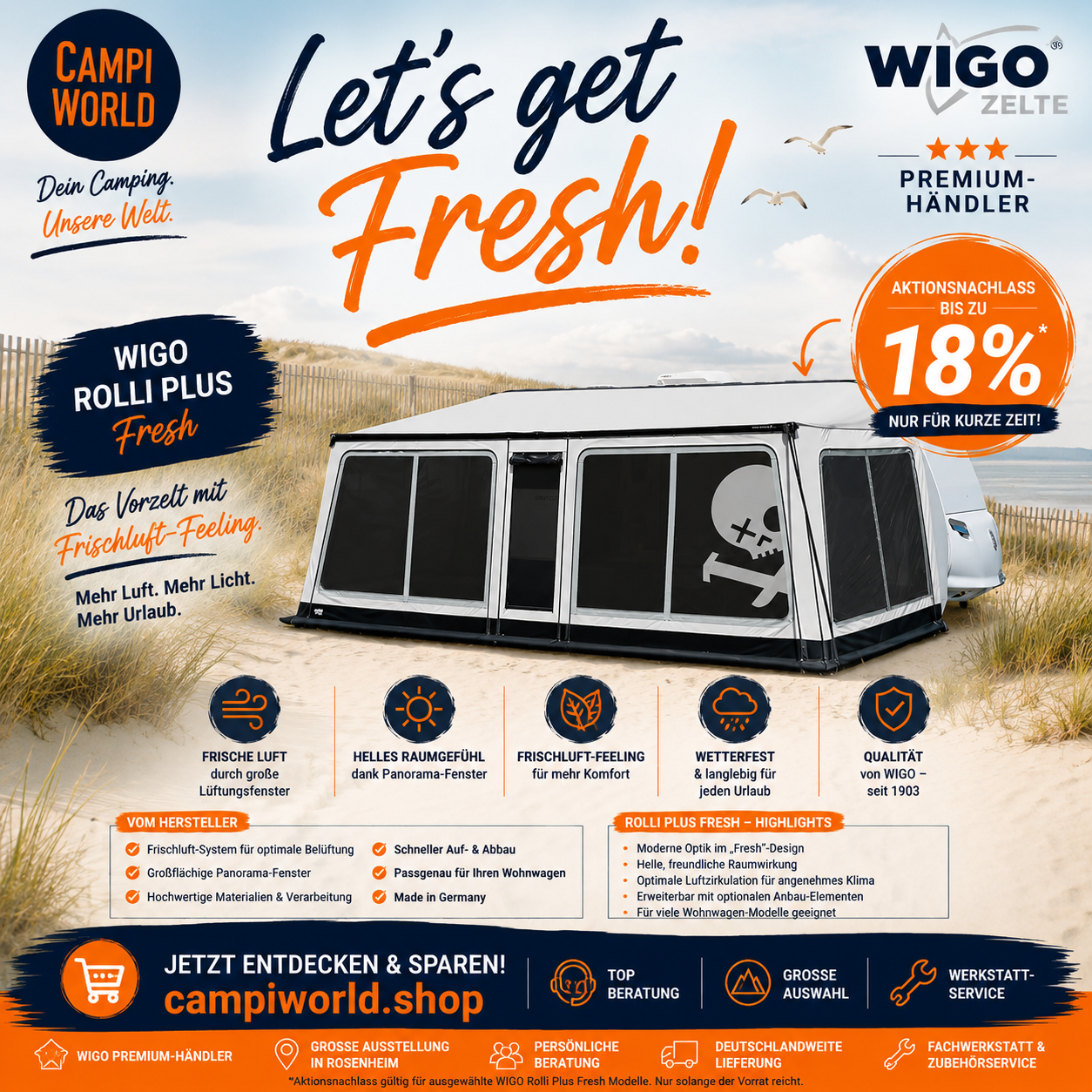 Wigo Rolli Plus FRESH - Sommerdeal bis zu 18% Rabatt