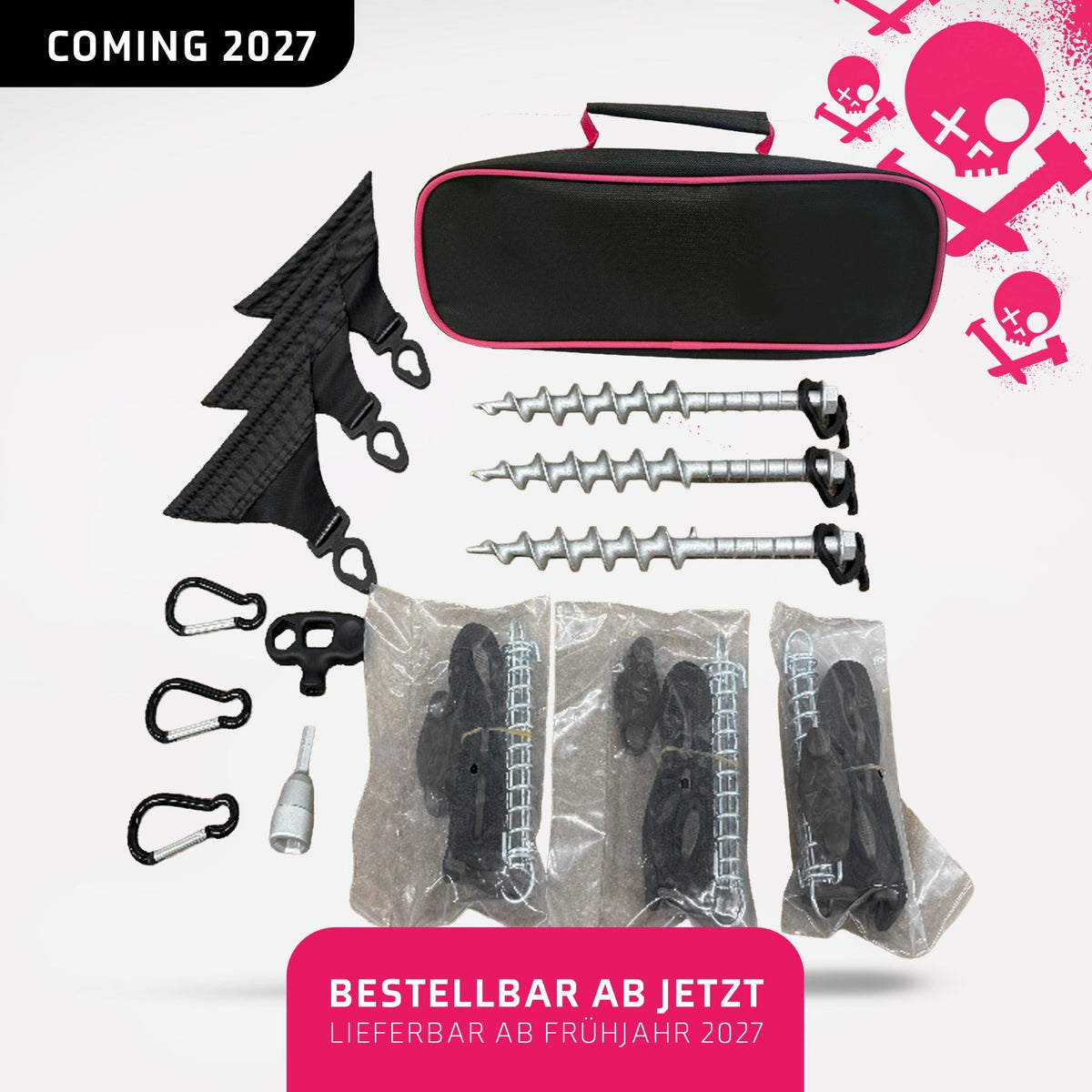Rebelcamper Peggy Peg Starter Plus Set 2 Rebel Black