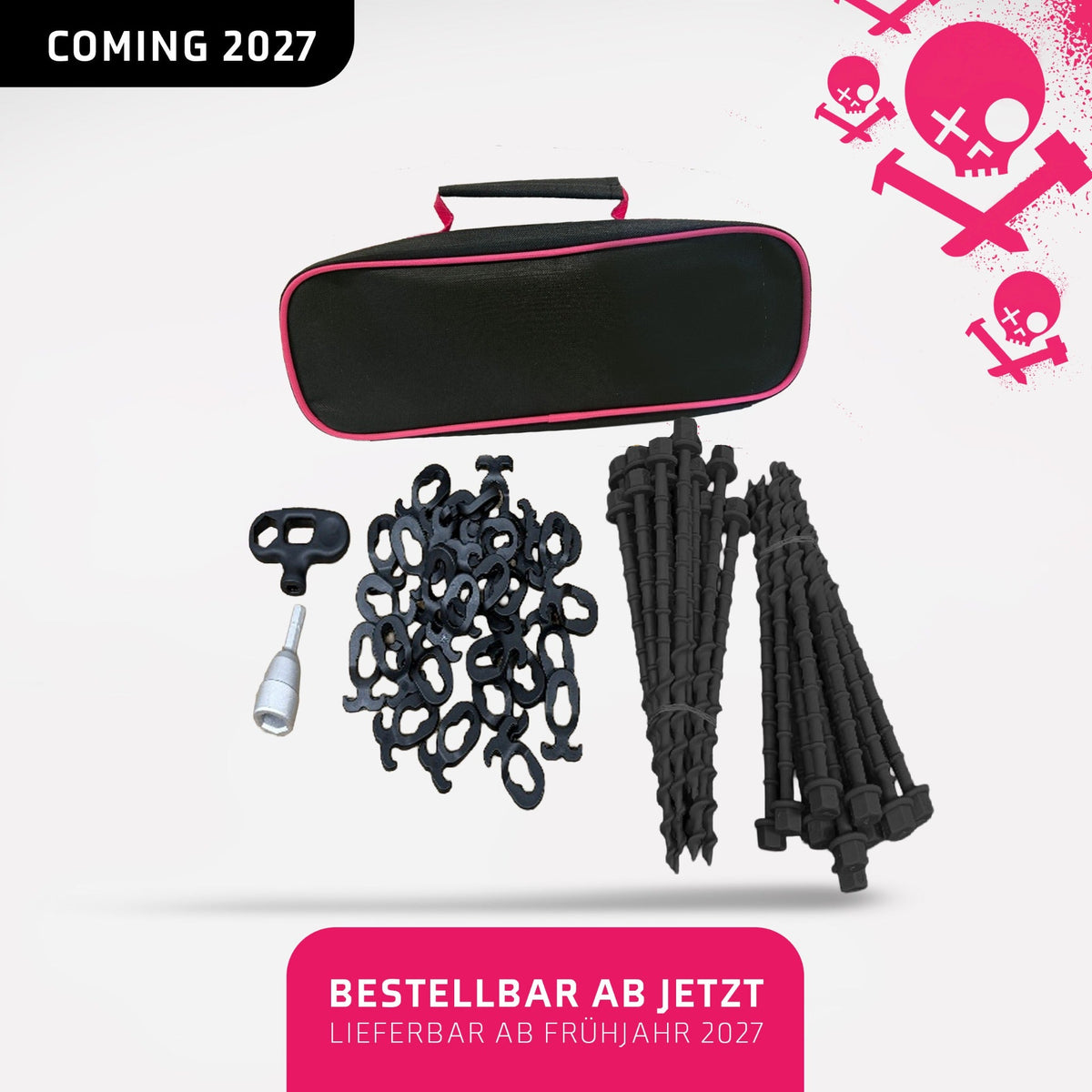 Rebelcamper Peggy Peg Starter Zelt Set 3 Rebel Black