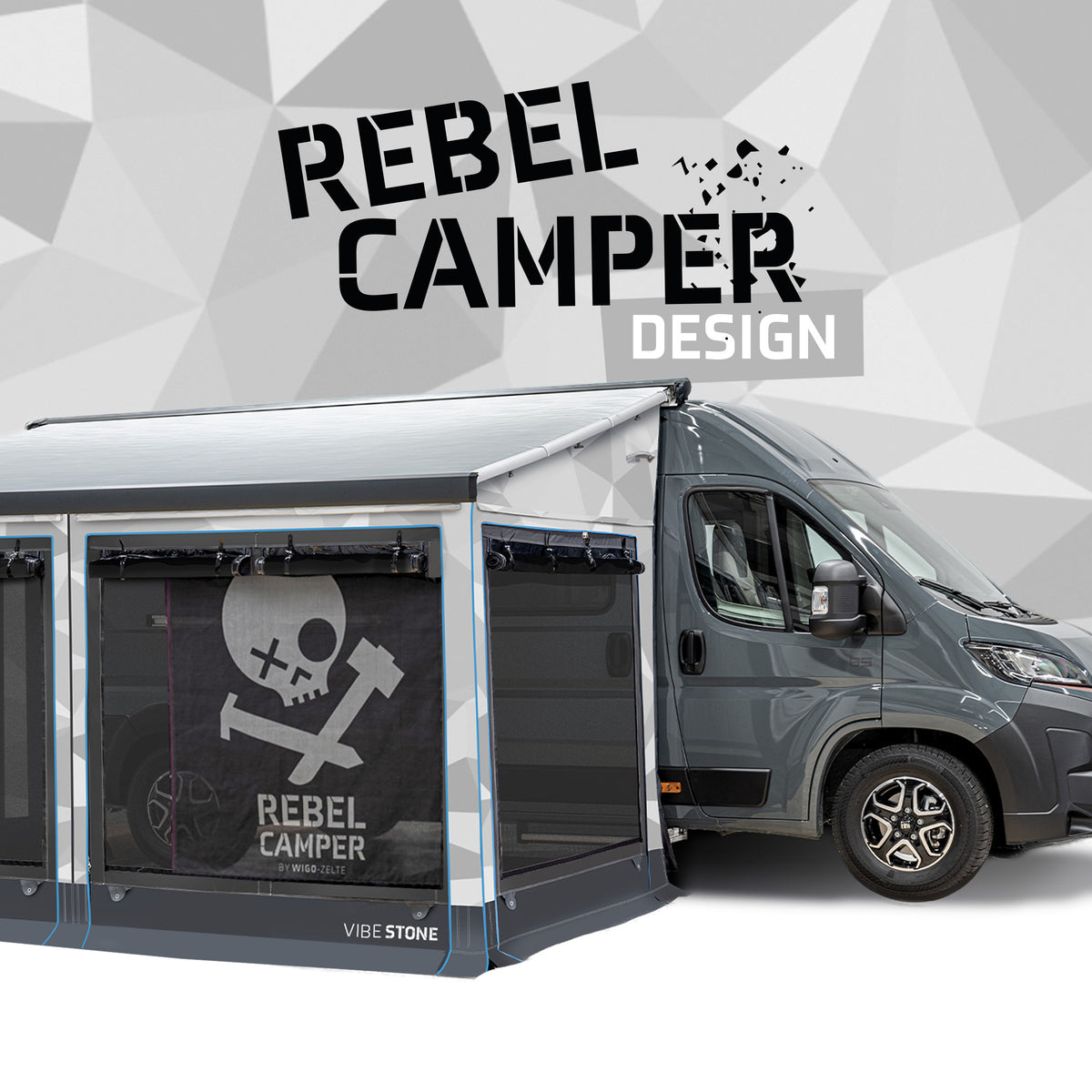 Rebelcamper VIBE Stone Markisenvorzelt Ansicht 2