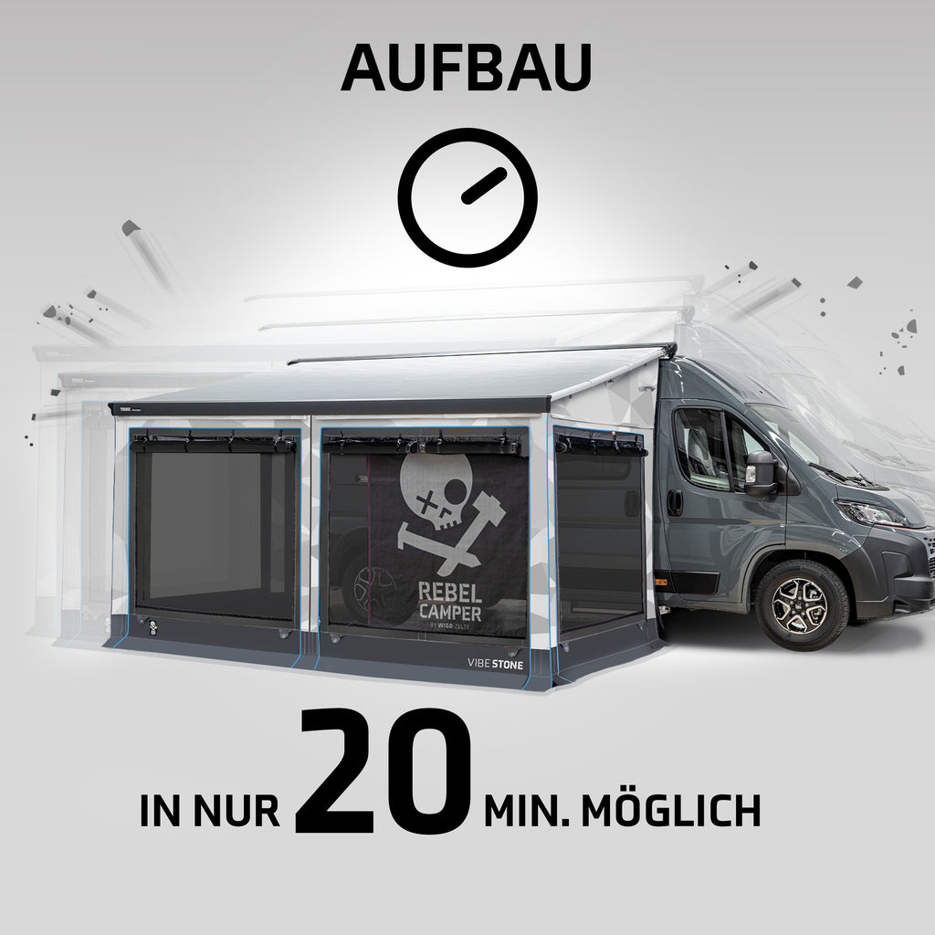 Rebelcamper VIBE Stone Markisenvorzelt Ansicht 3