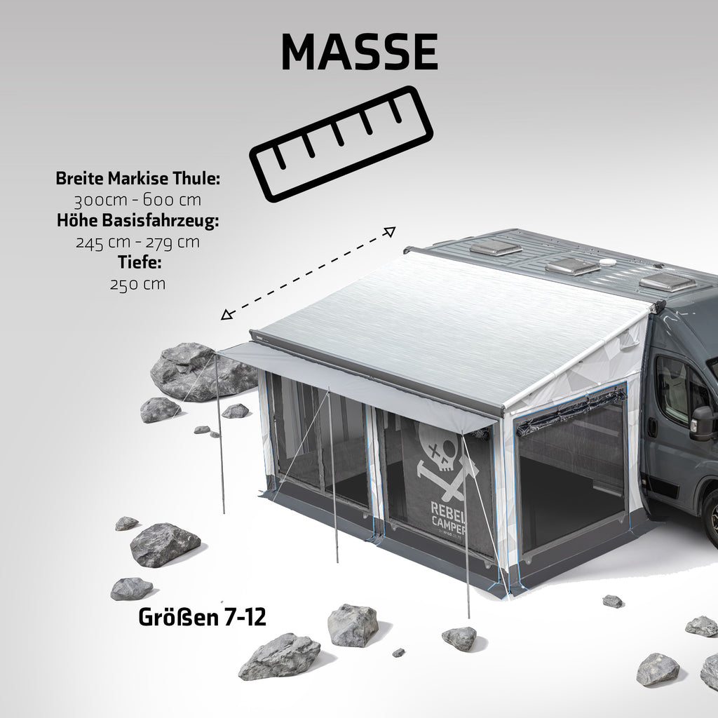 Rebelcamper VIBE Stone Markisenvorzelt Ansicht 4