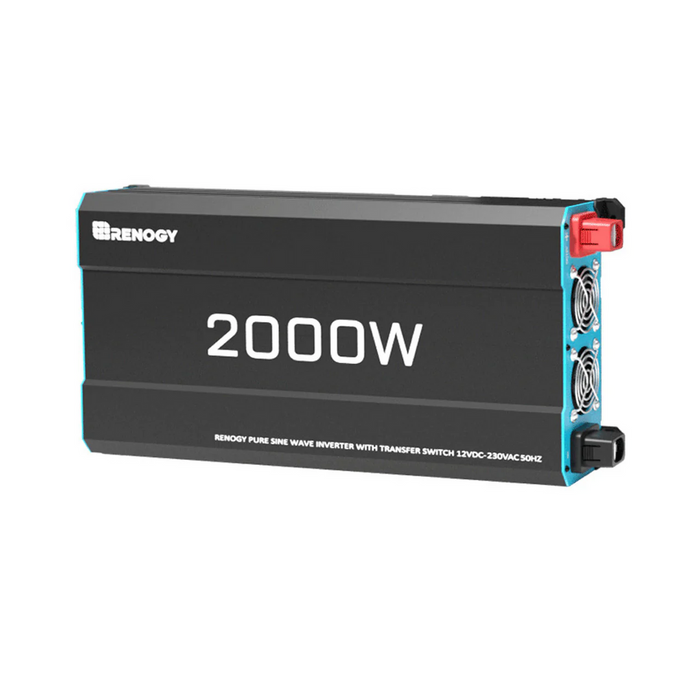 Renogy 12 V 2000 W Sinus-Wechselrichter mit Netzvorrang inkl. Einbau