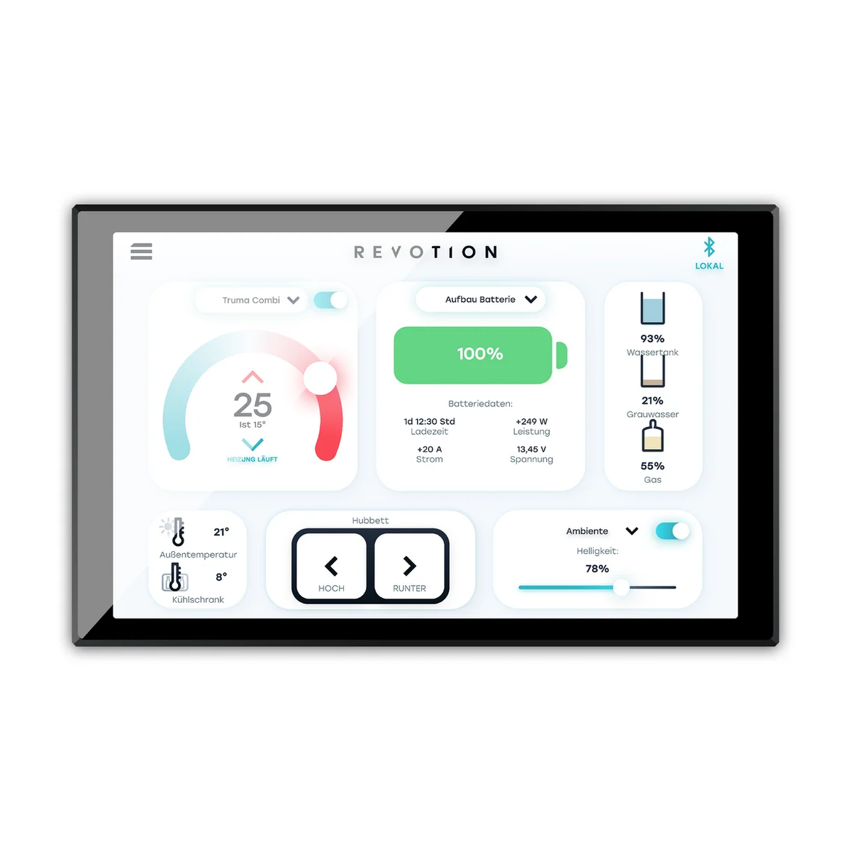 REVOTION PANEL 8 Zoll Touchdisplay