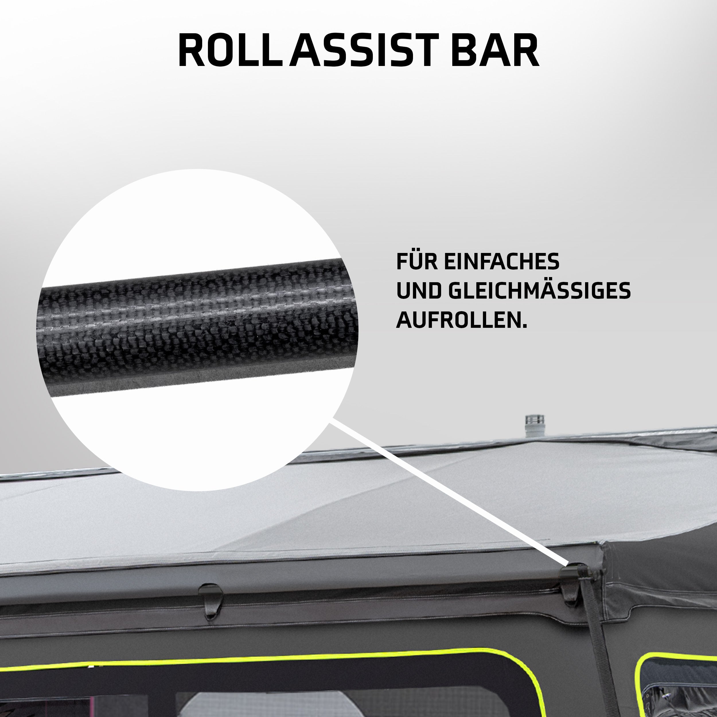 WIGO REBELCAMPER ROLLI PLUS ZERO AIR LIME