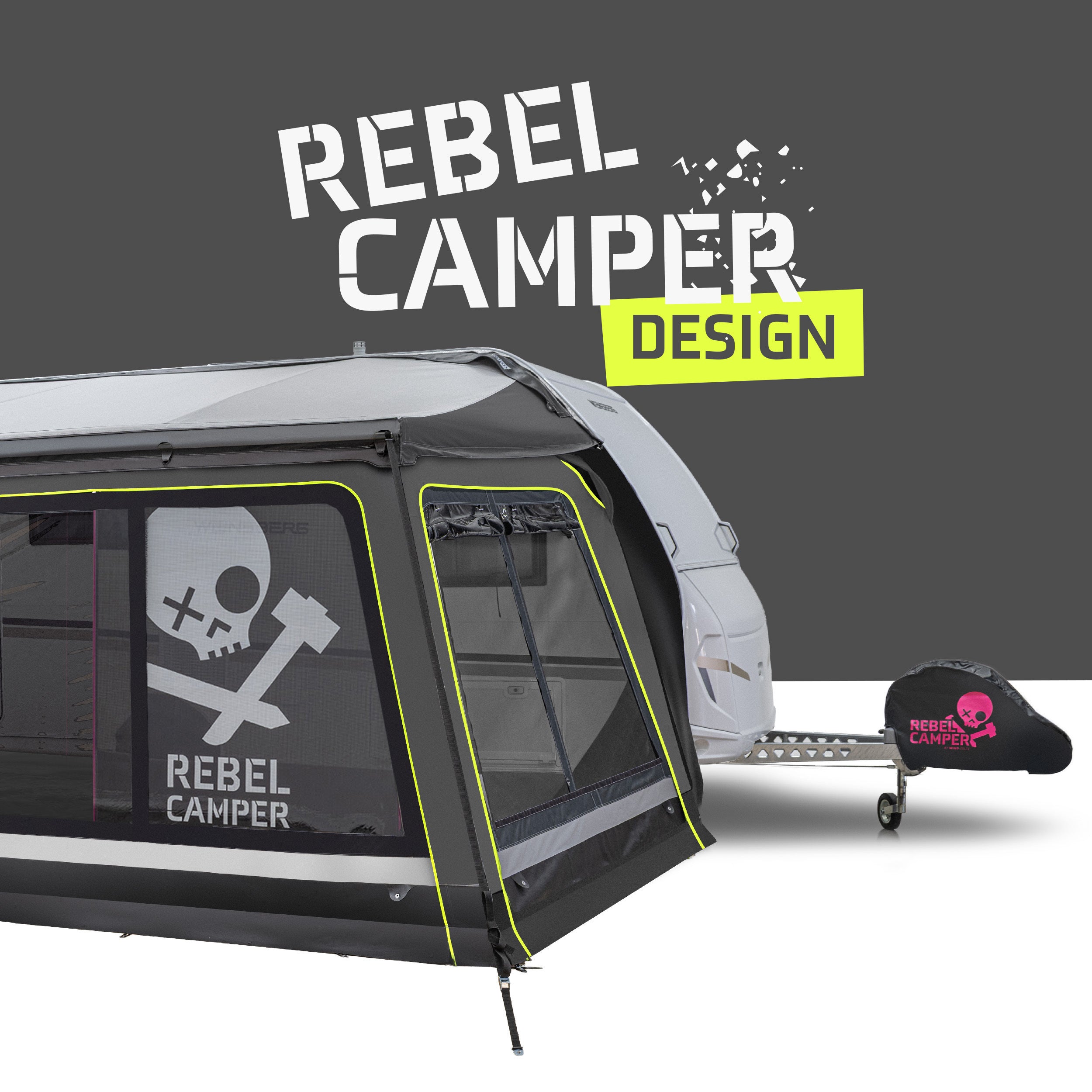 WIGO REBELCAMPER ROLLI PLUS ZERO AIR LIME