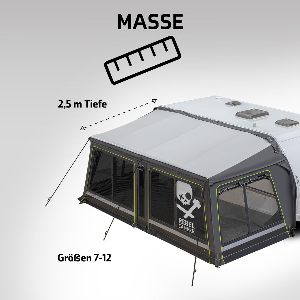 WIGO REBELCAMPER ROLLI PLUS ZERO AIR LIME