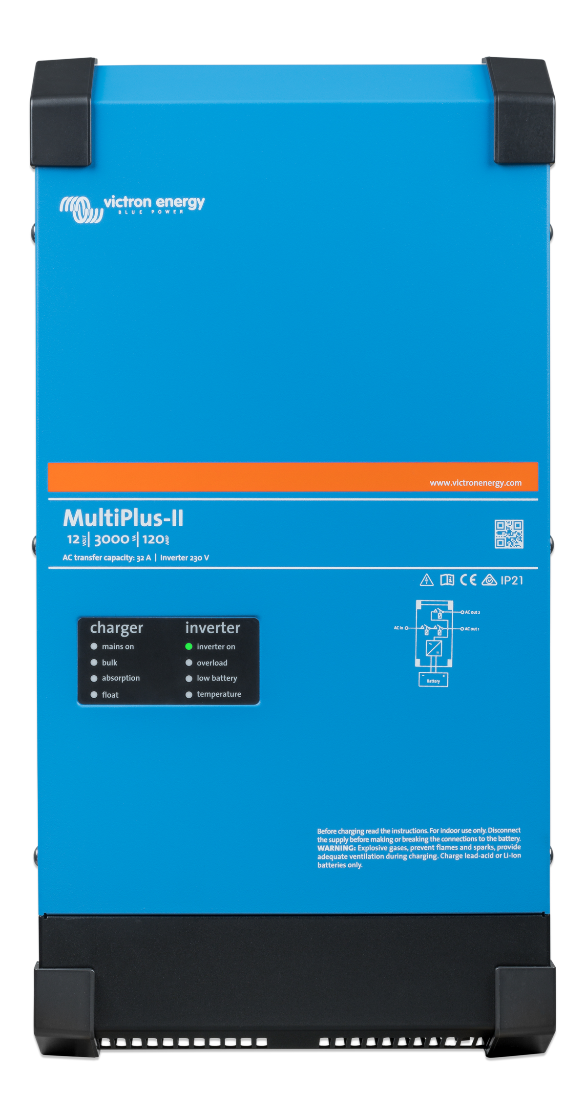 Victron MultiPlus-II 12/3000/120-32 230V – Original Herstellerbild