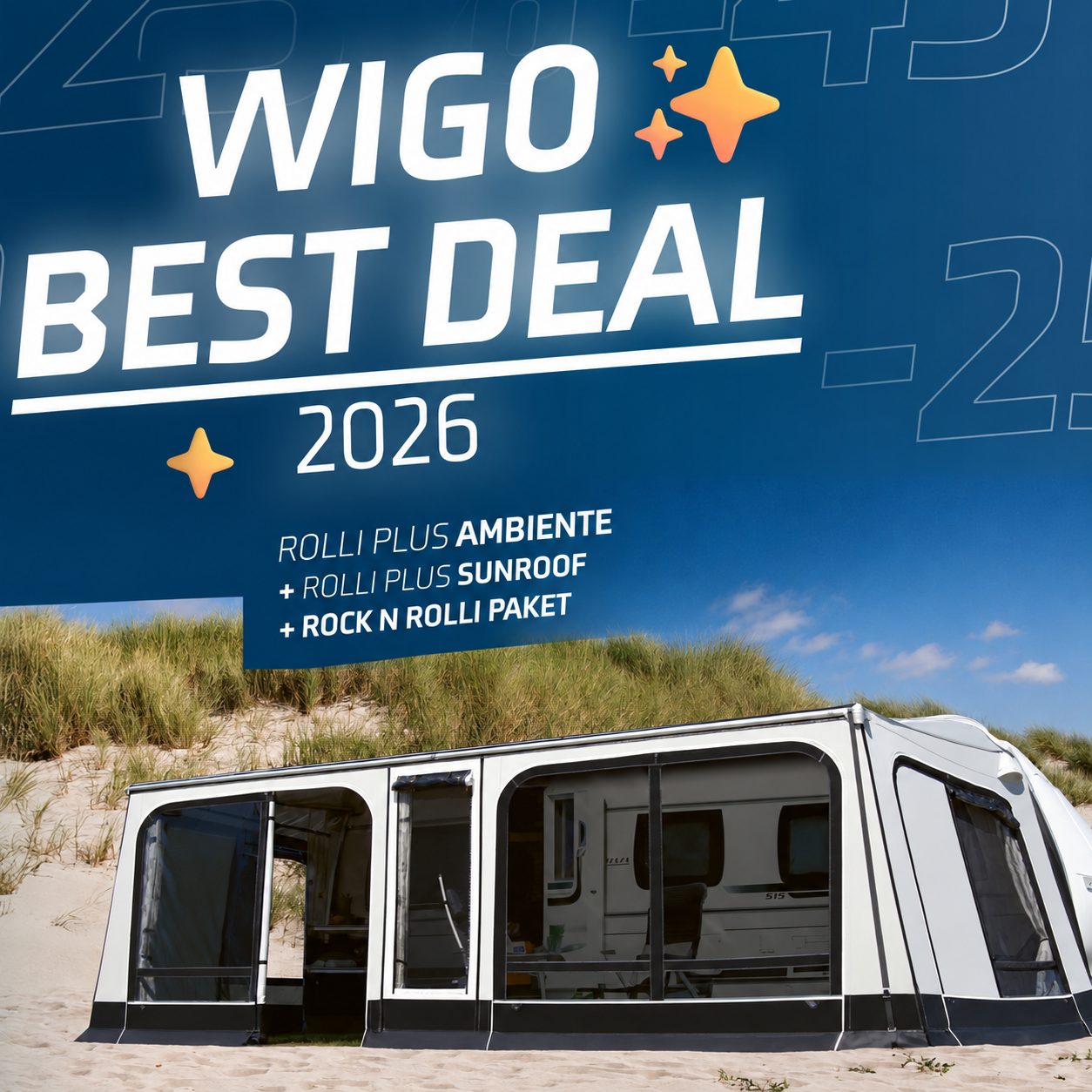 WIGO Best Deal 2026: Rolli Plus AMBIENTE mit SUNROOF und ROCK N ROLLI Paket