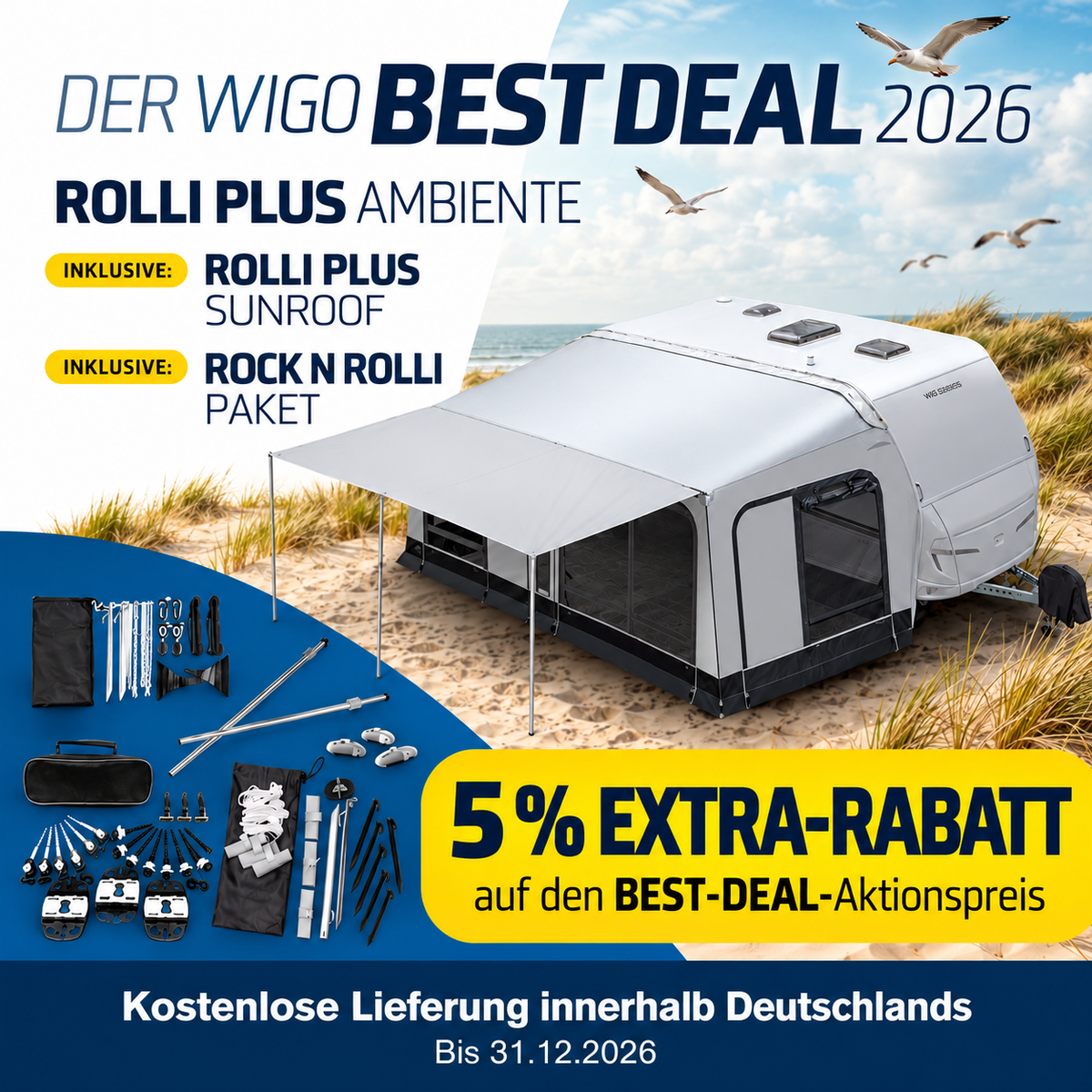 WIGO BEST DEAL 2026 – 5 % Extra-Rabatt und kostenlose Lieferung innerhalb Deutschlands